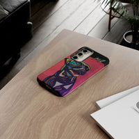 Colorful Pit LABRADOR Tough Phone Case — Vibrant Pop Art Dog Design