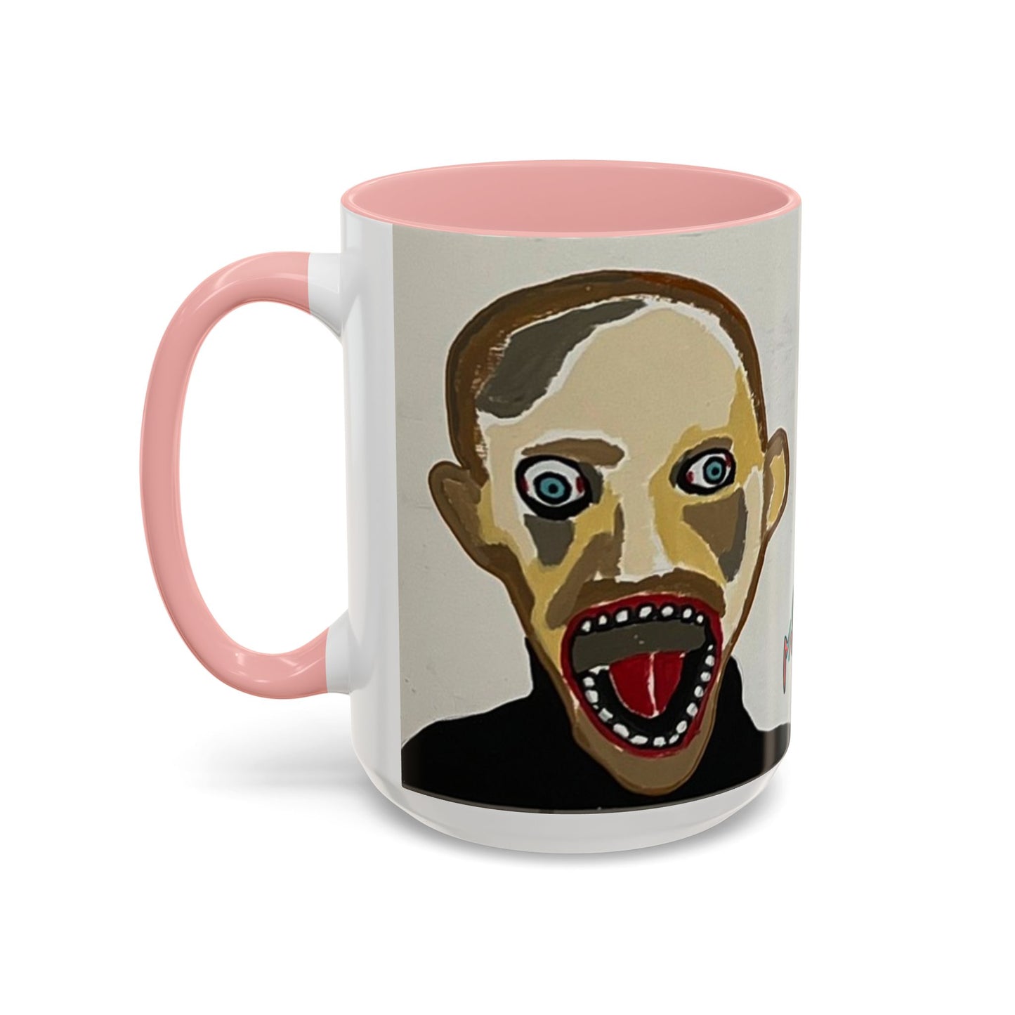 3 amigos Creepy Masked Faces Accent Coffee Mug – Horror Art 11/15oz
