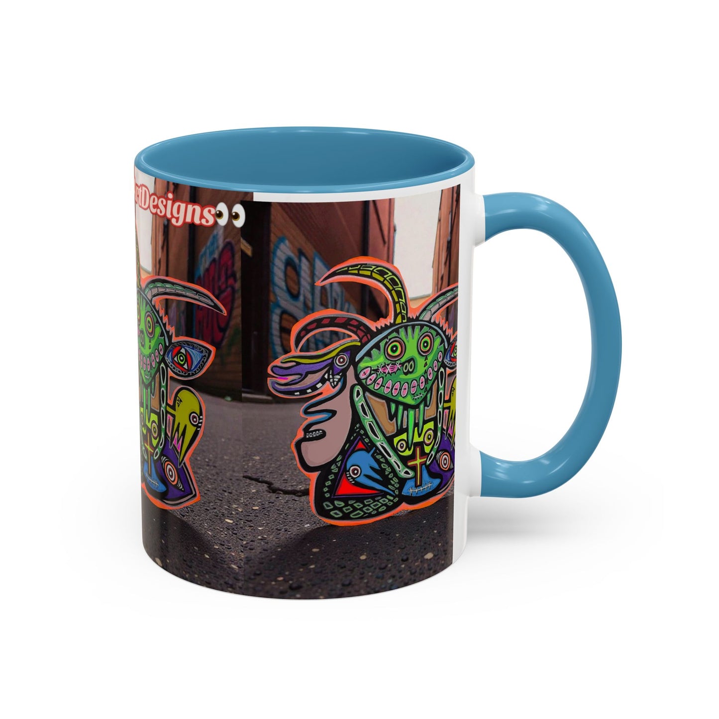 RYDER5.0  Street Art Mug — Colorful Graffiti Character Coffee Cup (11/15oz)