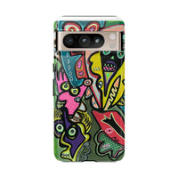 CONCERT  Abstract Graffiti Phone Case — Colorful Street Art Tough Cases