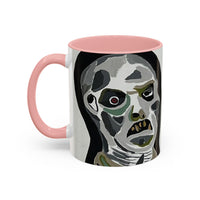3 amigos2.0 Zombie Skull Coffee Mug — Spooky Horror Accent Mug (11/15 oz)