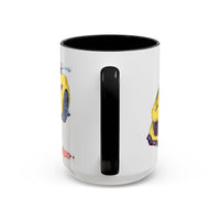 ZR1 Lover Coffee Mug — Yellow Sports Car & Boston Terrier Accent Mug (11/15 oz)