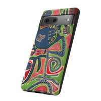 Abstract AFTERLIFE Phone Case — Bold Psychedelic Music Art