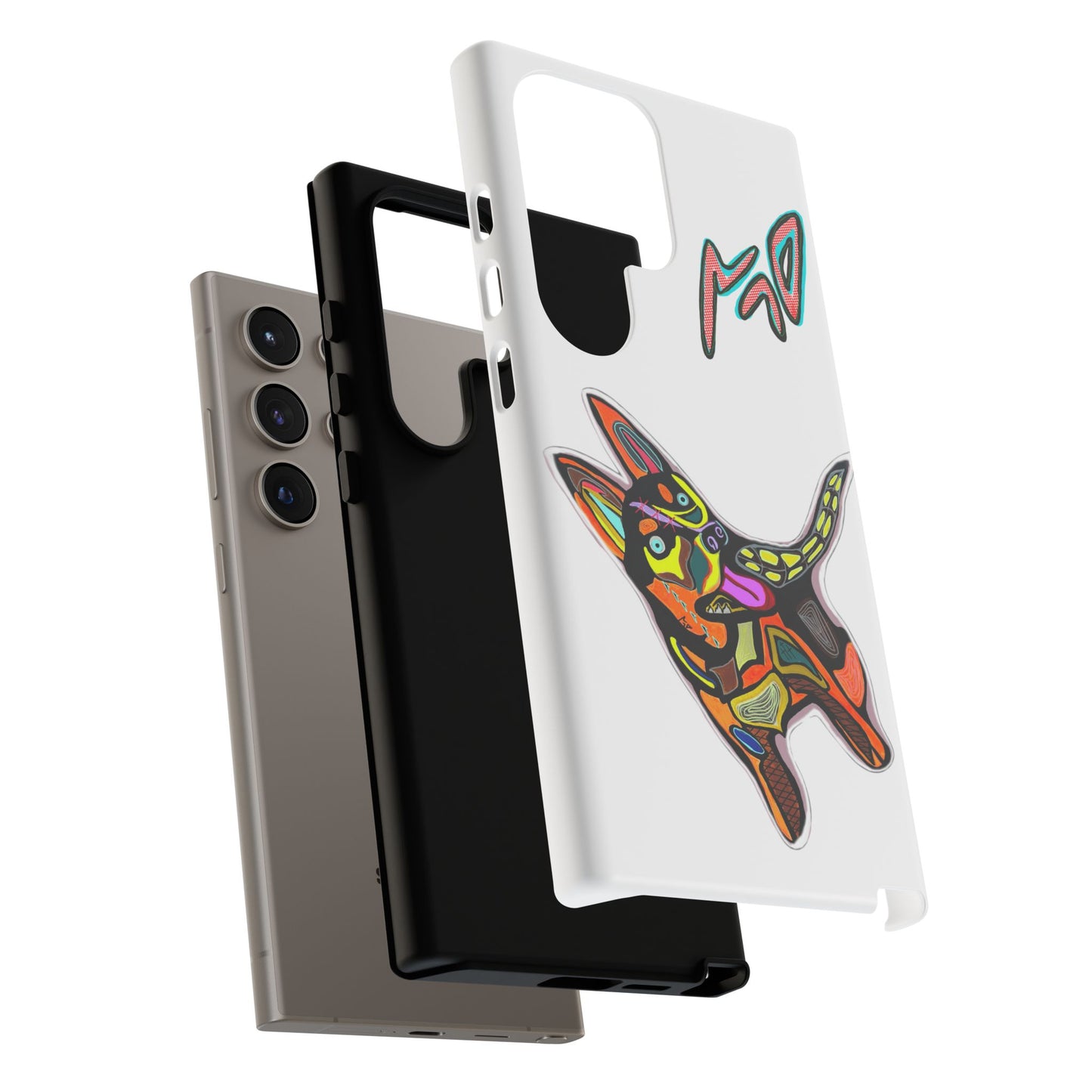 HUSKY  Colorful Abstract Dog Phone Case — 'MAD' Signature Protective Case