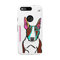 MR Bull Terrier Phone Case — Colorful Pop Art Tough Cases for Dog Lovers