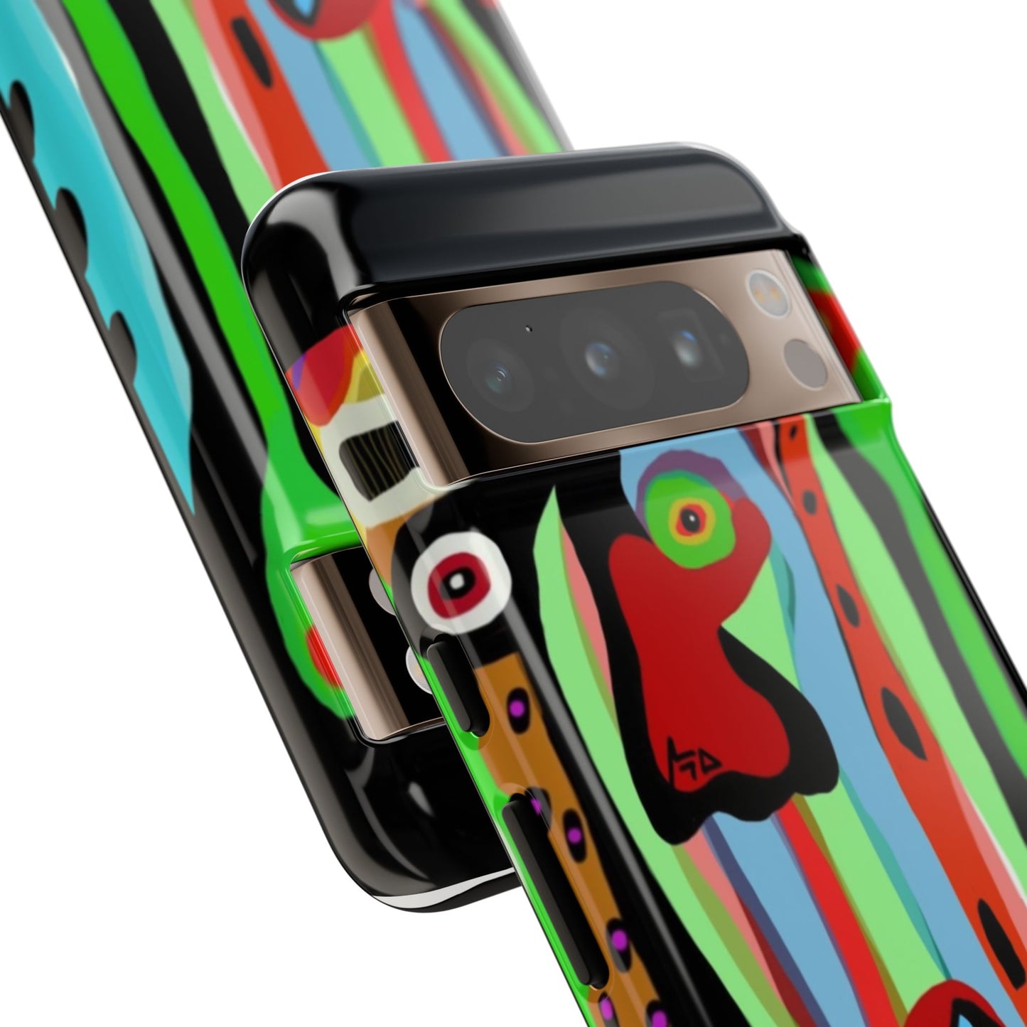 CRAZY.   Tribal Face Phone Case — Colorful Modern Art iPhone Cover