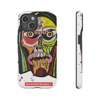 KUNTA.  Abstract Tribal Skull Phone Case — Colorful Street Art Protective Cover