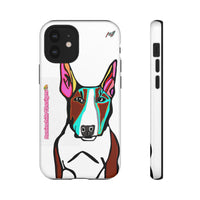 MR Bull Terrier Phone Case — Colorful Pop Art Tough Cases for Dog Lovers