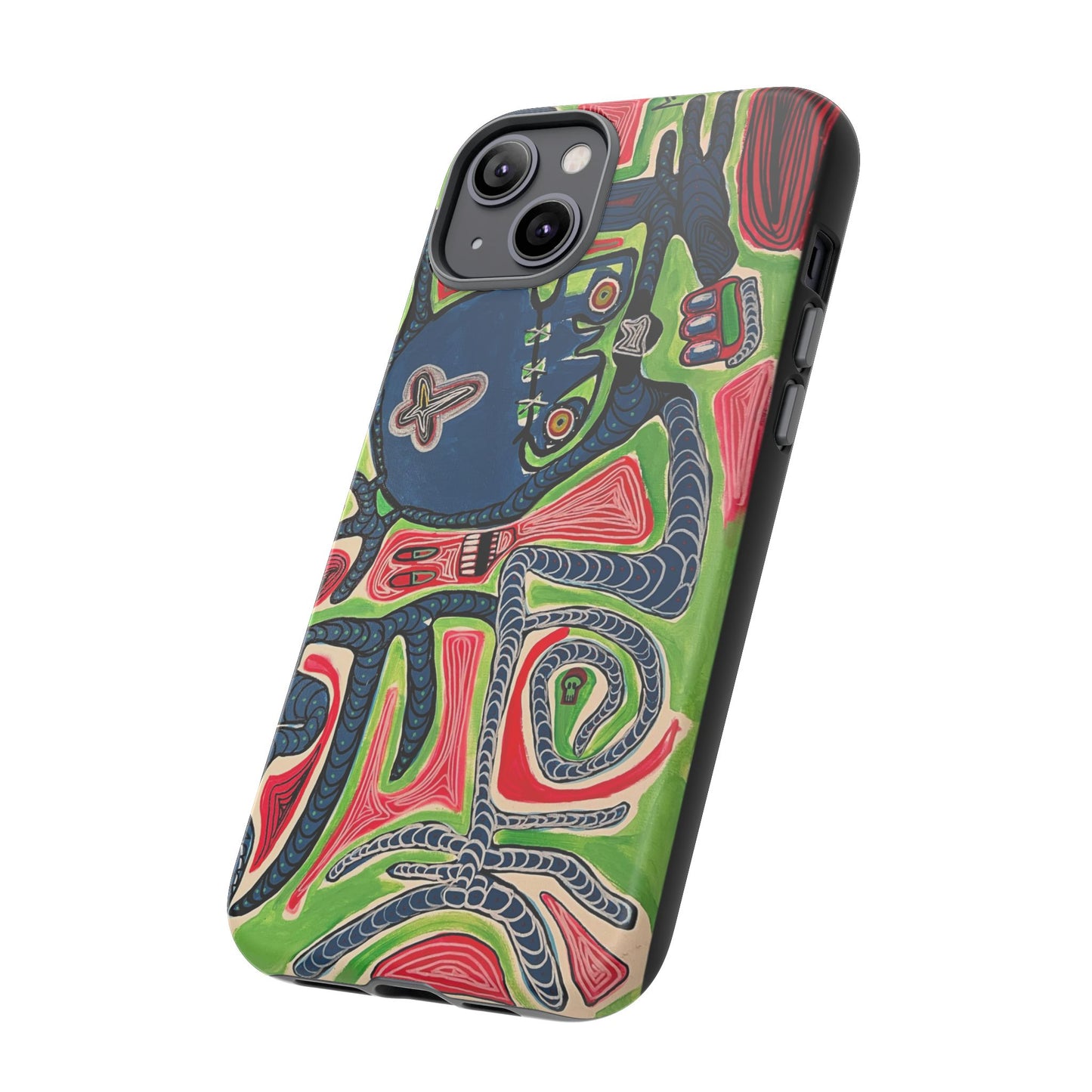 Abstract AFTERLIFE Phone Case — Bold Psychedelic Music Art