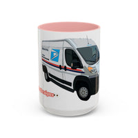 PROMASTER.  Coffee Mug — Postal Delivery Van Illustration