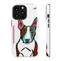 MR Bull Terrier Phone Case — Colorful Pop Art Tough Cases for Dog Lovers