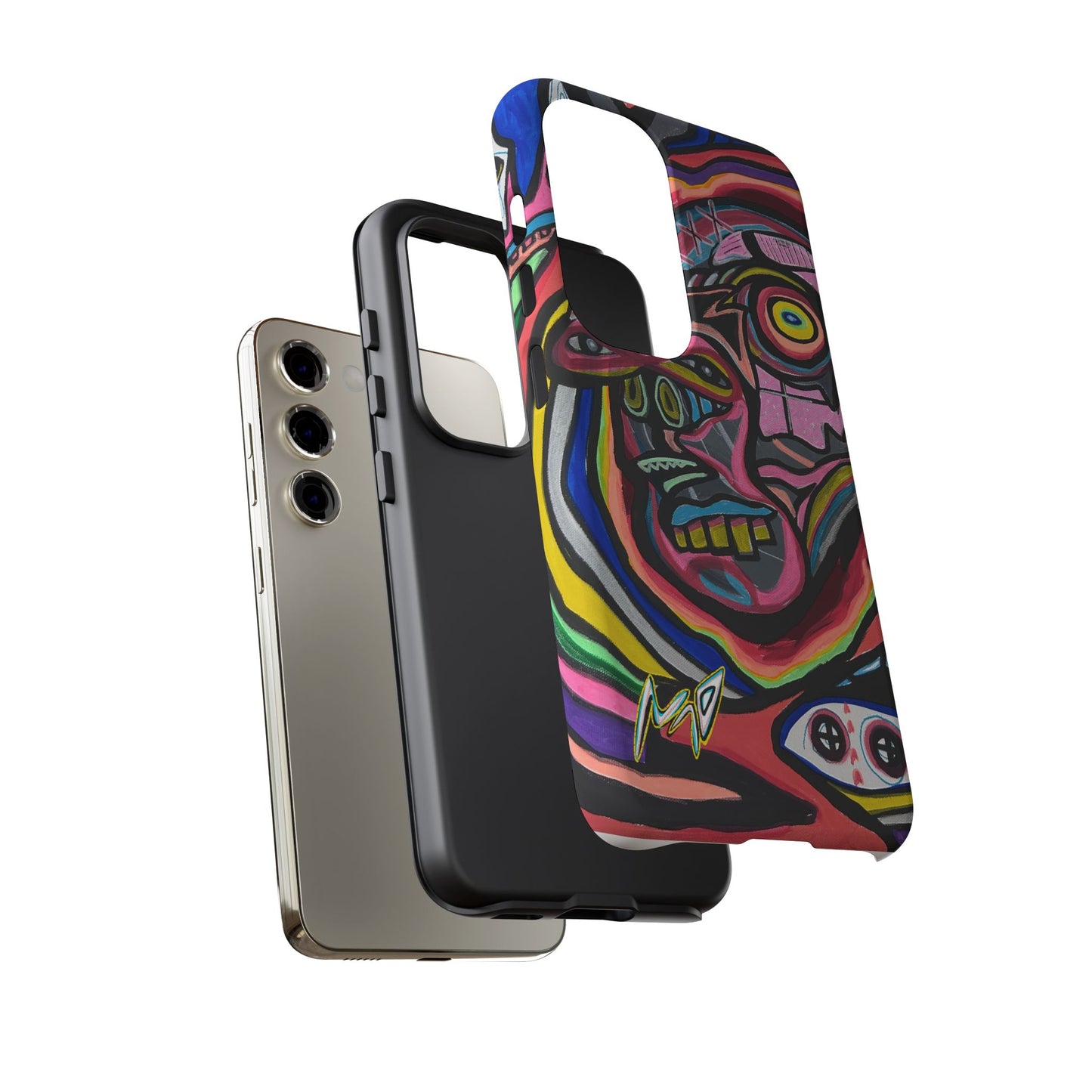CRAZY Graffiti Phone Case — Colorful Street Art Protective Cover