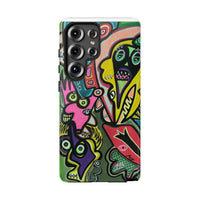CONCERT  Abstract Graffiti Phone Case — Colorful Street Art Tough Cases