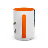 Colorful Pop Art Dog Accent Coffee Mug — Vibrant French Bulldog Design (11/15 oz)