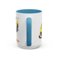 ZR1 Lover Coffee Mug — Yellow Sports Car & Boston Terrier Accent Mug (11/15 oz)