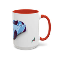 IS300 Car Lover Accent Coffee Mug – White Sports Sedan Design (11oz & 15oz)
