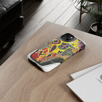VINCENT.  Skull Riot Phone Case – Colorful Abstract Horror Art Protective Cover