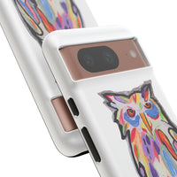 Colorful Owl Phone Case — Artistic Owl Illustration Tough Case