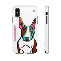 MR Bull Terrier Phone Case — Colorful Pop Art Tough Cases for Dog Lovers