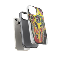 VINCENT.  Skull Riot Phone Case – Colorful Abstract Horror Art Protective Cover