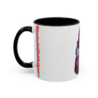 Edgy 3x  Horror Face Accent Coffee Mug (11/15oz) — 'ANAL 3X' Graphic