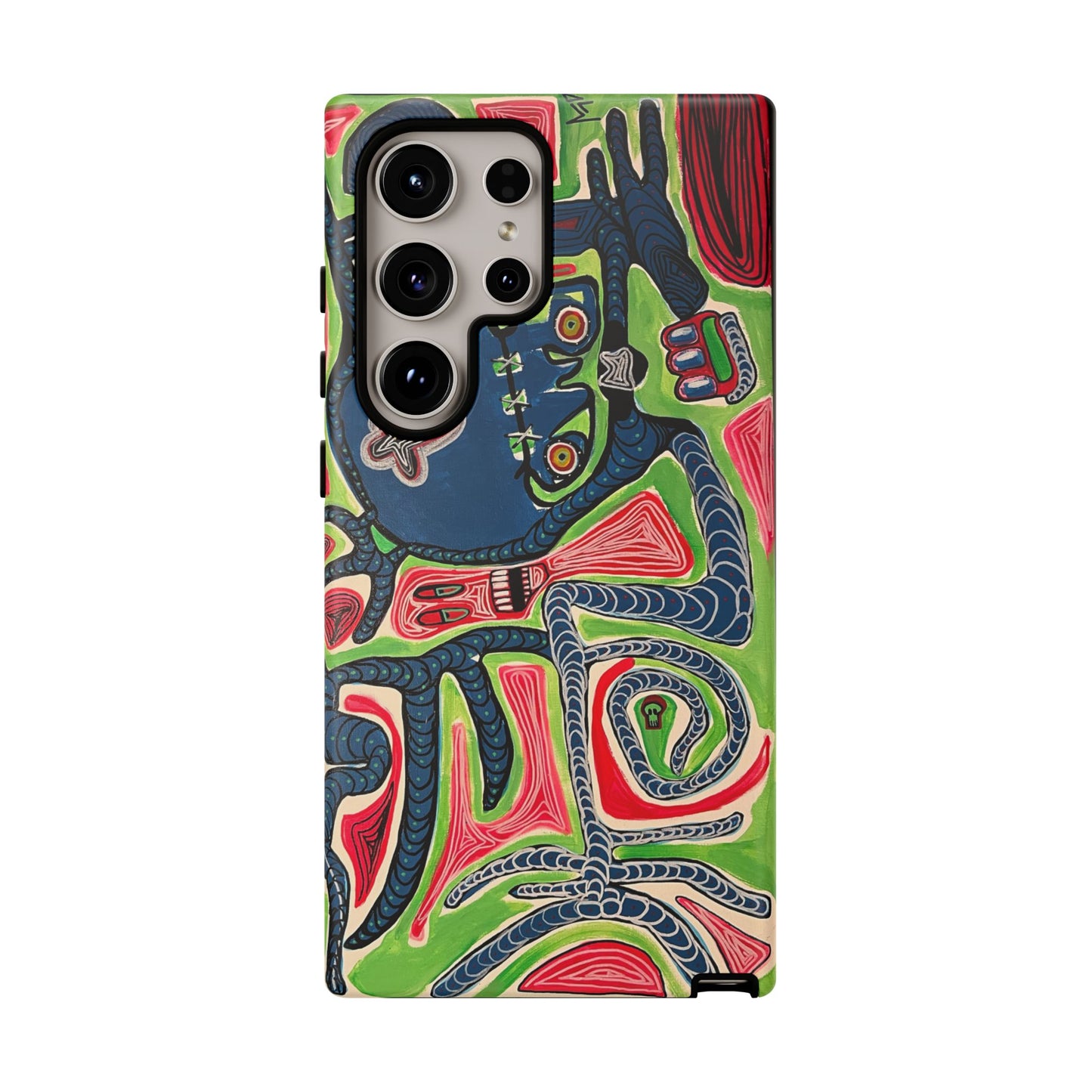Abstract AFTERLIFE Phone Case — Bold Psychedelic Music Art