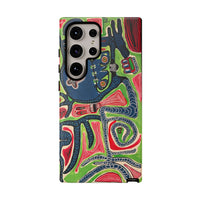 Abstract AFTERLIFE Phone Case — Bold Psychedelic Music Art