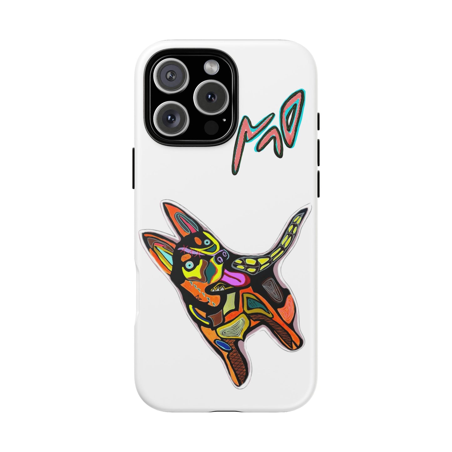 HUSKY  Colorful Abstract Dog Phone Case — 'MAD' Signature Protective Case