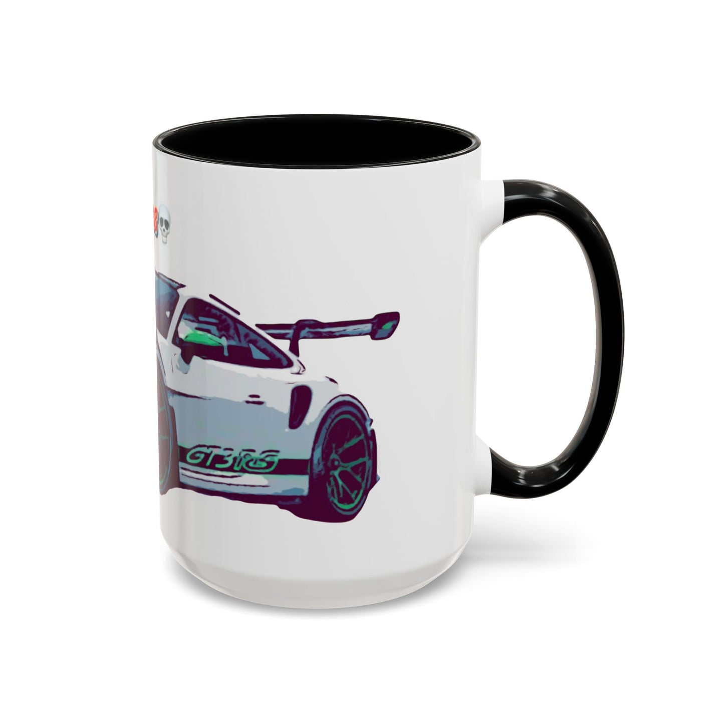Porsche GT3 Cup Accent Coffee Mug – Racing Car Graphic 11/15oz