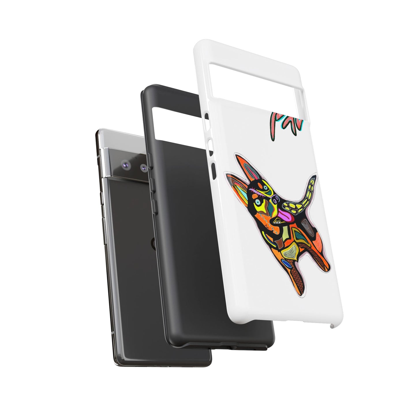 HUSKY  Colorful Abstract Dog Phone Case — 'MAD' Signature Protective Case