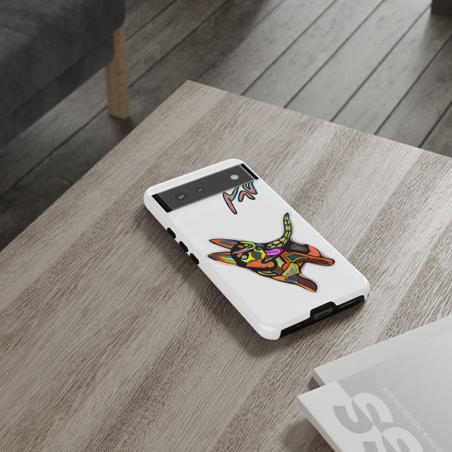 HUSKY  Colorful Abstract Dog Phone Case — 'MAD' Signature Protective Case