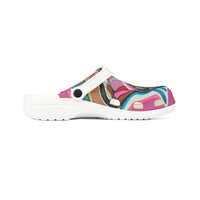 FLOW DOG  Pug Pop Art EVA Foam Clogs — Colorful Cartoon Dog Slip-On Shoes