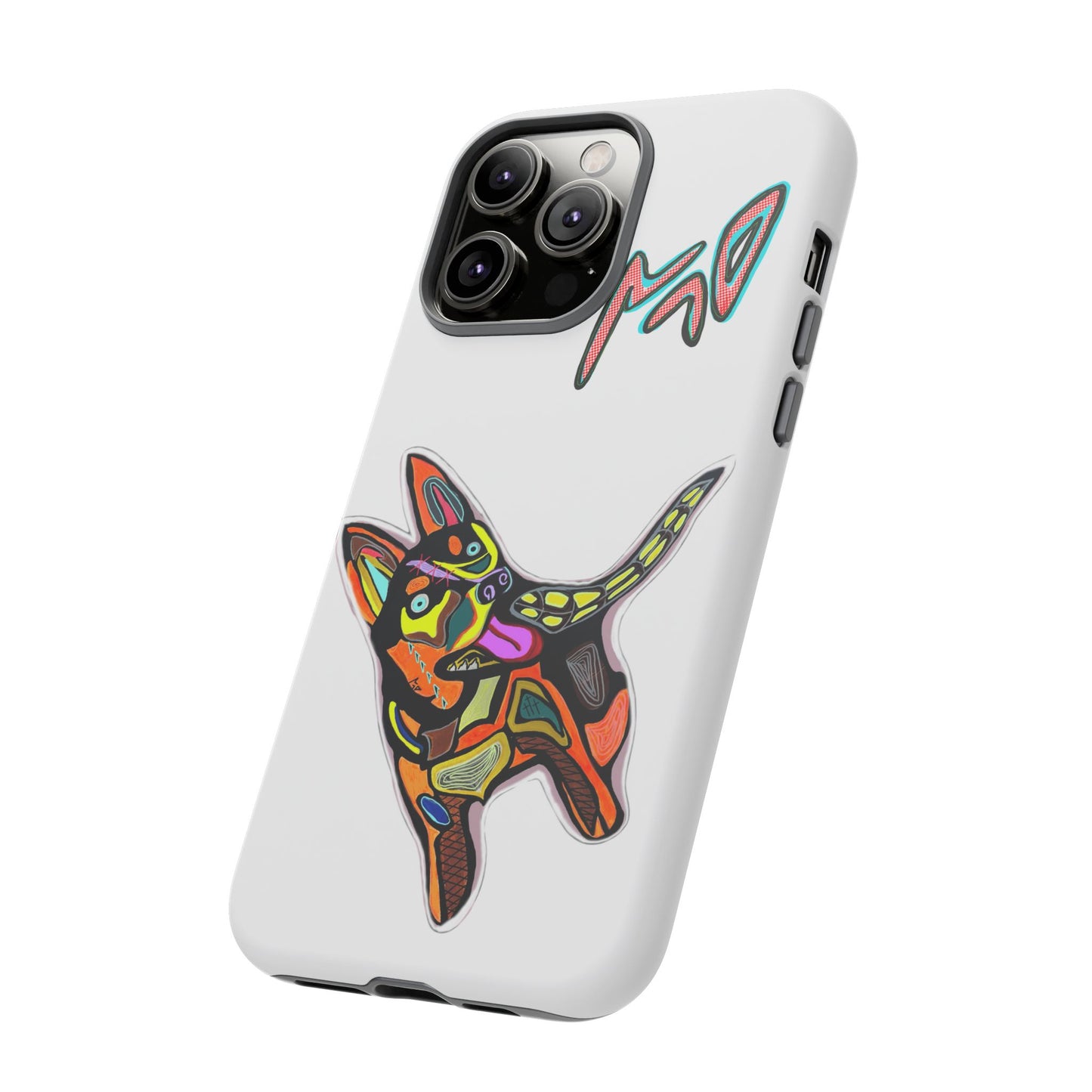 HUSKY  Colorful Abstract Dog Phone Case — 'MAD' Signature Protective Case