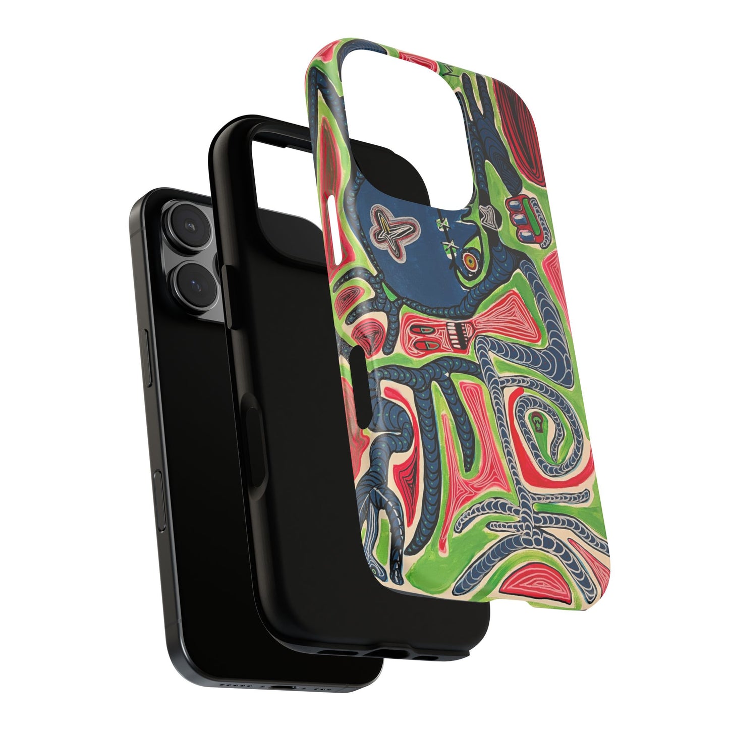 Abstract AFTERLIFE Phone Case — Bold Psychedelic Music Art
