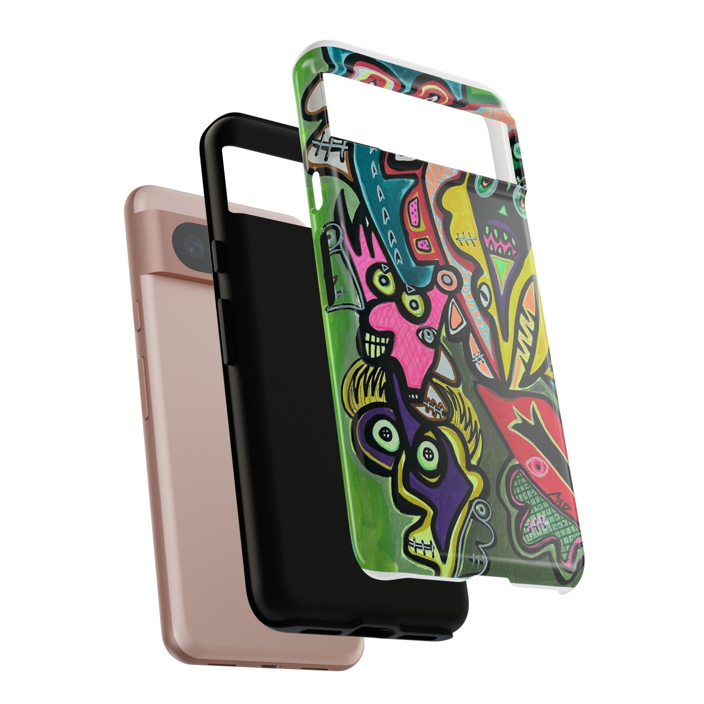 CONCERT  Abstract Graffiti Phone Case — Colorful Street Art Tough Cases