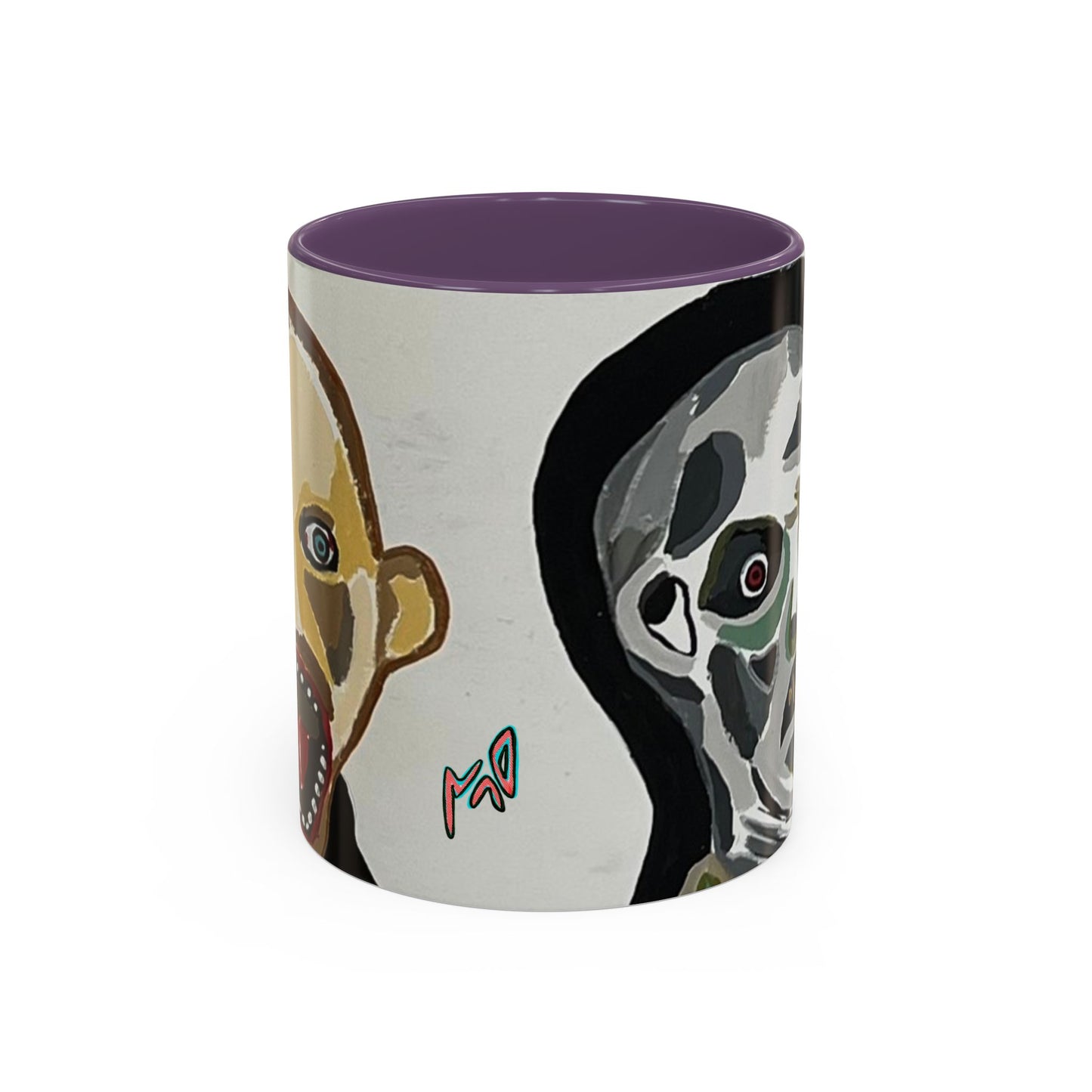 3 amigos Creepy Masked Faces Accent Coffee Mug – Horror Art 11/15oz