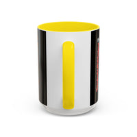 Coffee Mug — Colorful Abstract Cross Accent Ceramic Mug (11/15 oz)