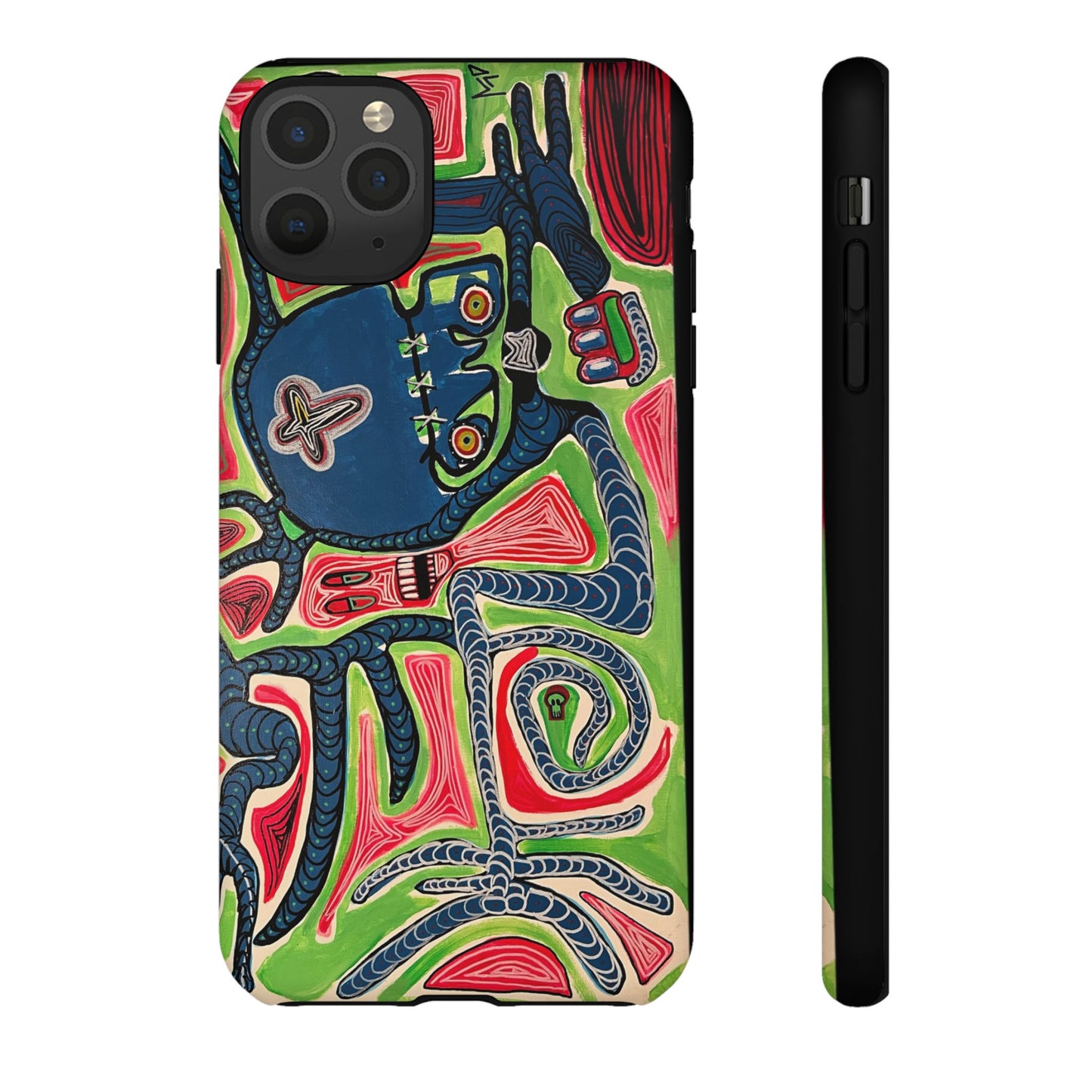 Abstract AFTERLIFE Phone Case — Bold Psychedelic Music Art