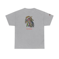 Graphic Tee — Colorful CRAZY TUNA  Illustration Back Print Tee