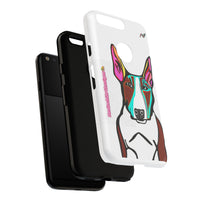 MR Bull Terrier Phone Case — Colorful Pop Art Tough Cases for Dog Lovers