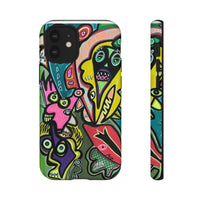 CONCERT  Abstract Graffiti Phone Case — Colorful Street Art Tough Cases