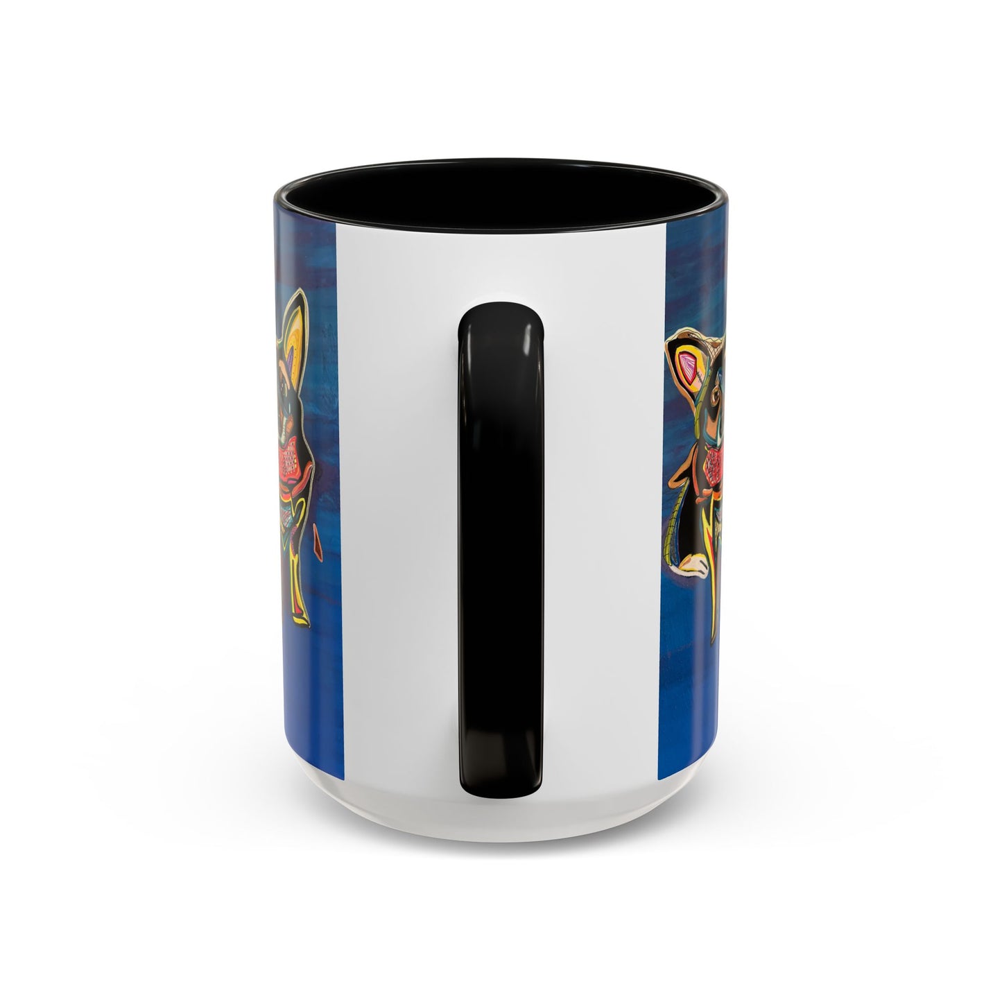 Chihuahua Art Coffee Mug – Colorful Pop‑Art Dog Accent Mug (11/15 oz)