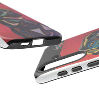 Colorful Pit LABRADOR Tough Phone Case — Vibrant Pop Art Dog Design