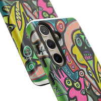 CONCERT  Abstract Graffiti Phone Case — Colorful Street Art Tough Cases