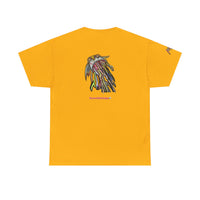 Graphic Tee — Colorful CRAZY TUNA  Illustration Back Print Tee