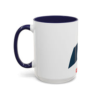 AERIAL.   Wave Accent Coffee Mug — Watersports Lover Gift