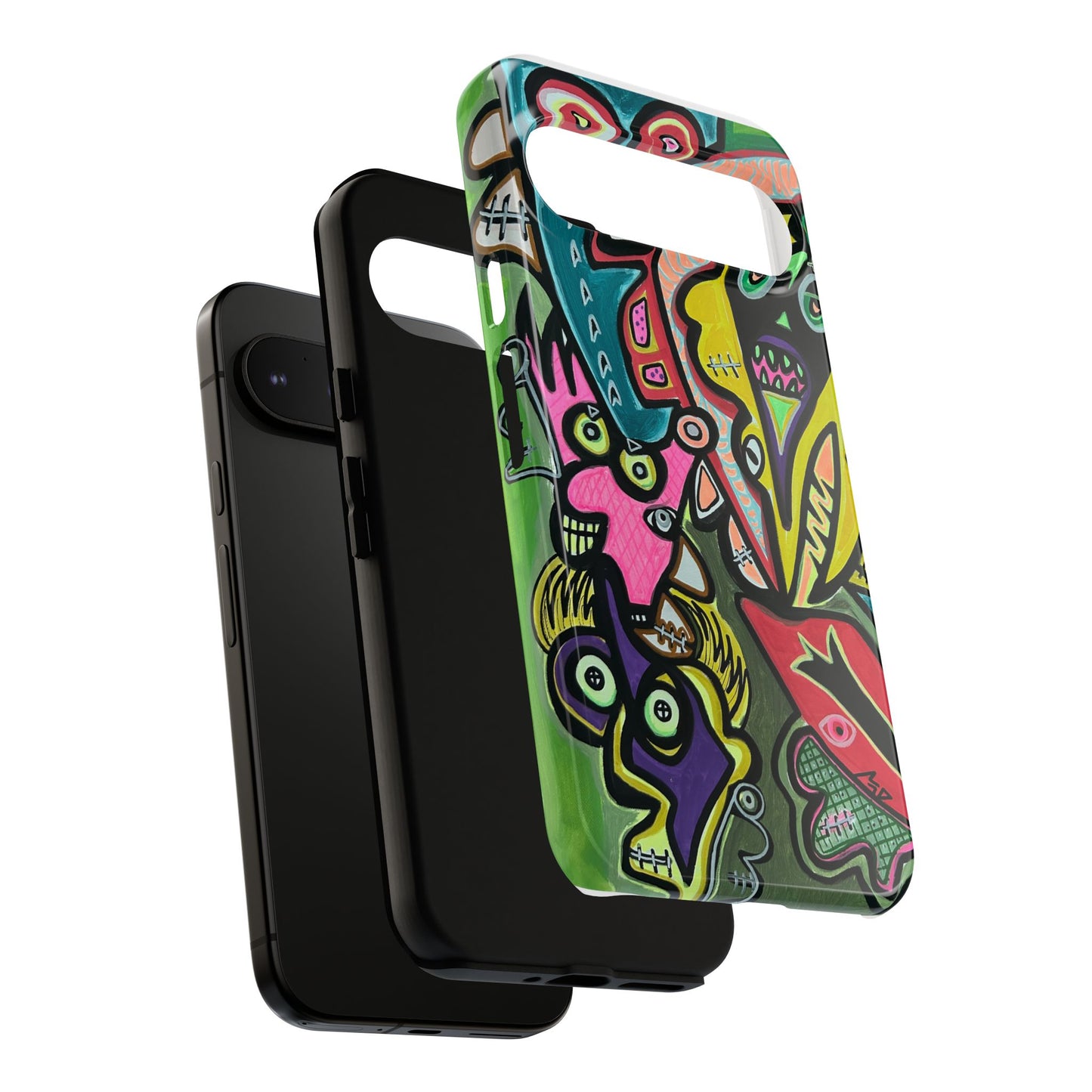 CONCERT  Abstract Graffiti Phone Case — Colorful Street Art Tough Cases