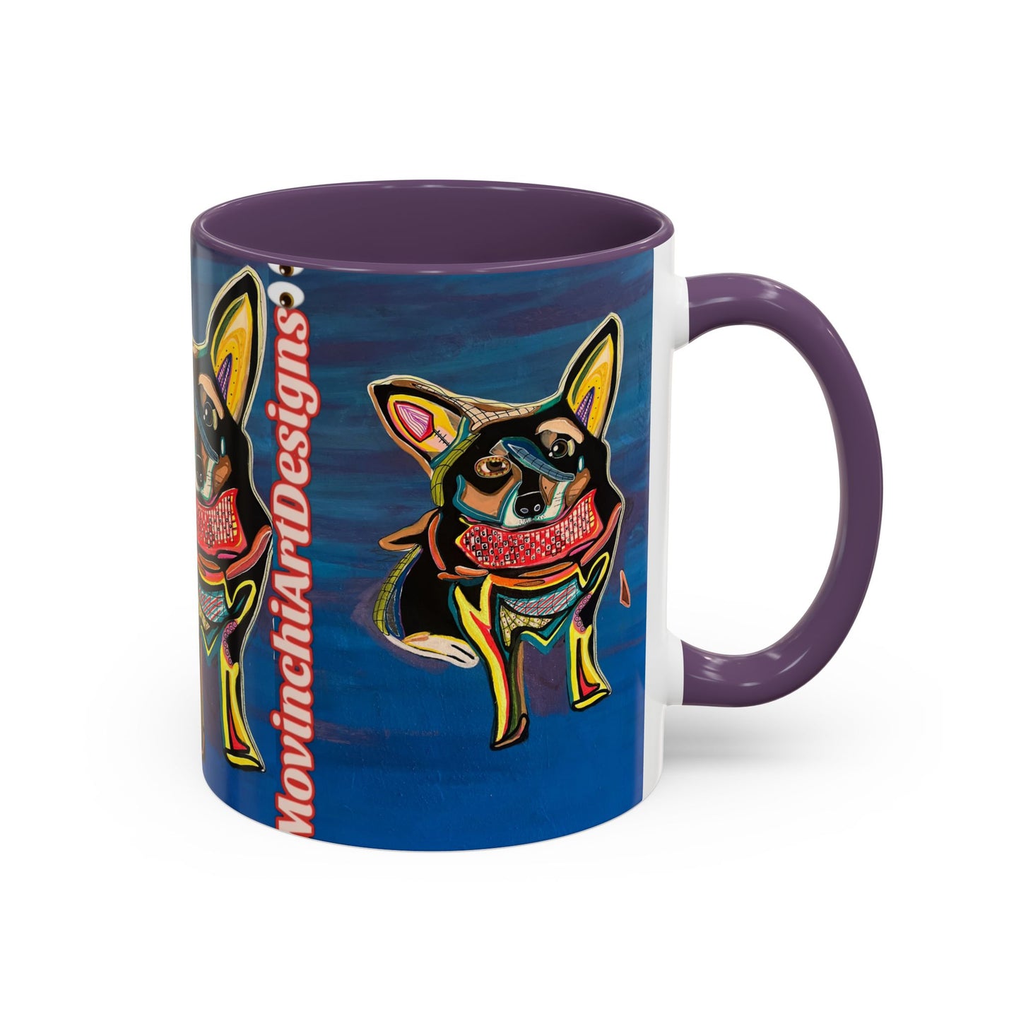 Chihuahua Art Coffee Mug – Colorful Pop‑Art Dog Accent Mug (11/15 oz)