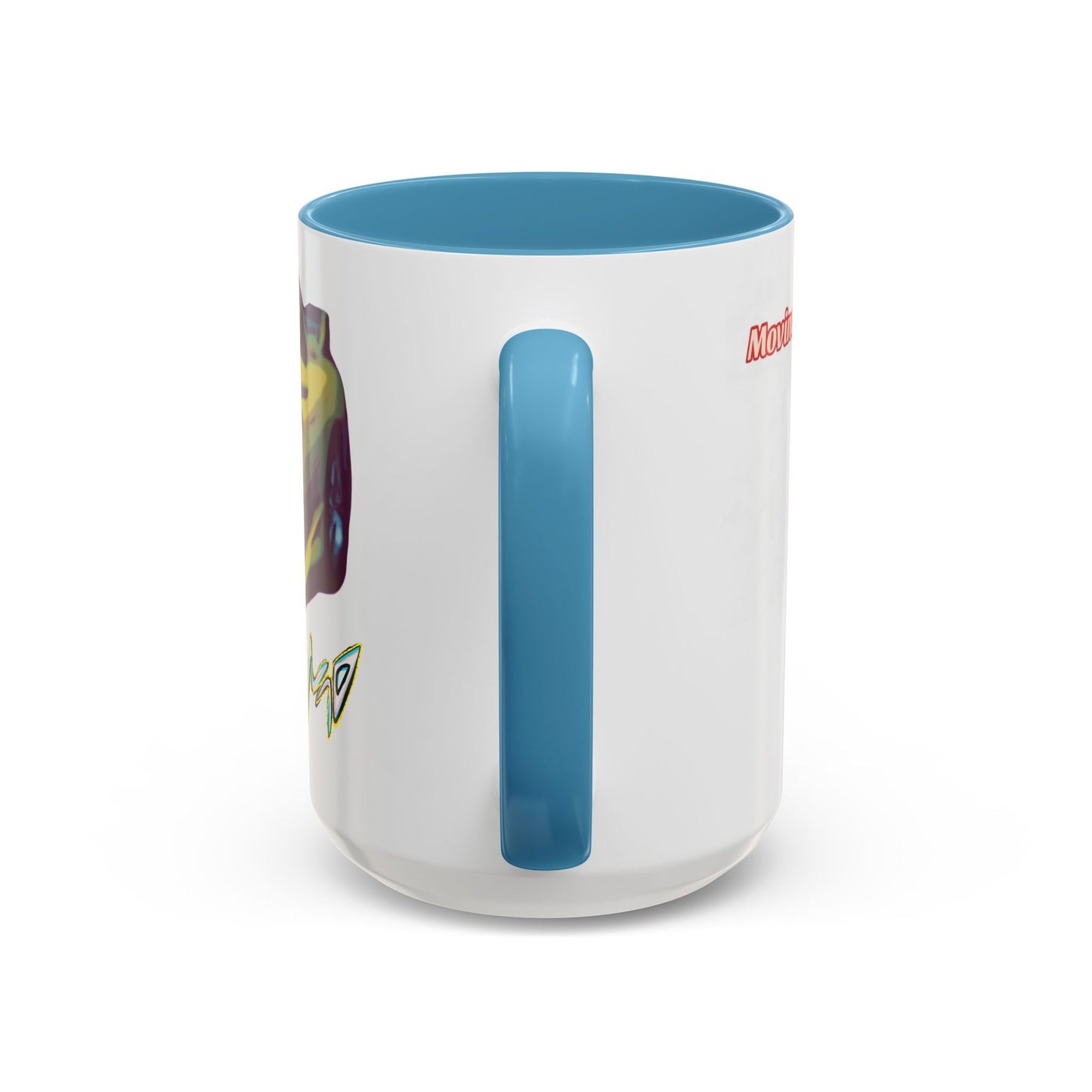 RX7  Coffee Mug — Yellow Sports Car Illustration Accent Mug
