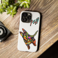 HUSKY  Colorful Abstract Dog Phone Case — 'MAD' Signature Protective Case